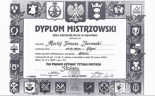 Dyplom mistorzwski